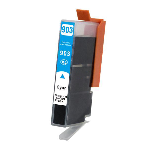 Reman HP 903XL T6M03AE Hi Cap Cyan Ink Ctg 12ml Ink 825 Pages