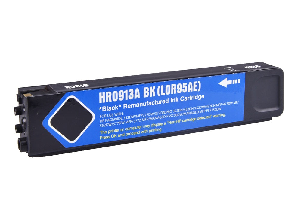 Reman HP PageWide Pro 352 Black Ink Ctg L0R95AE HP 913A