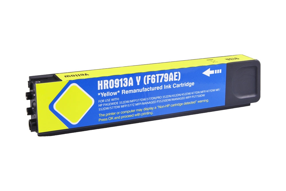 Reman HP PageWide Pro 352 Yellow Ink Ctg F6T79AE HP 913A