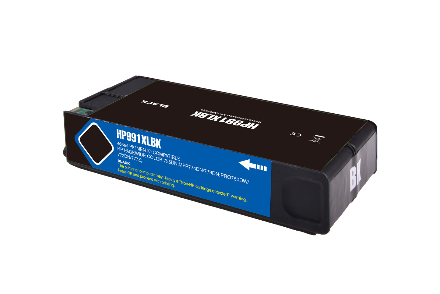 Reman HP G+G 991X Hi Cap Black Ink Ctg M0K02AE HP 991X