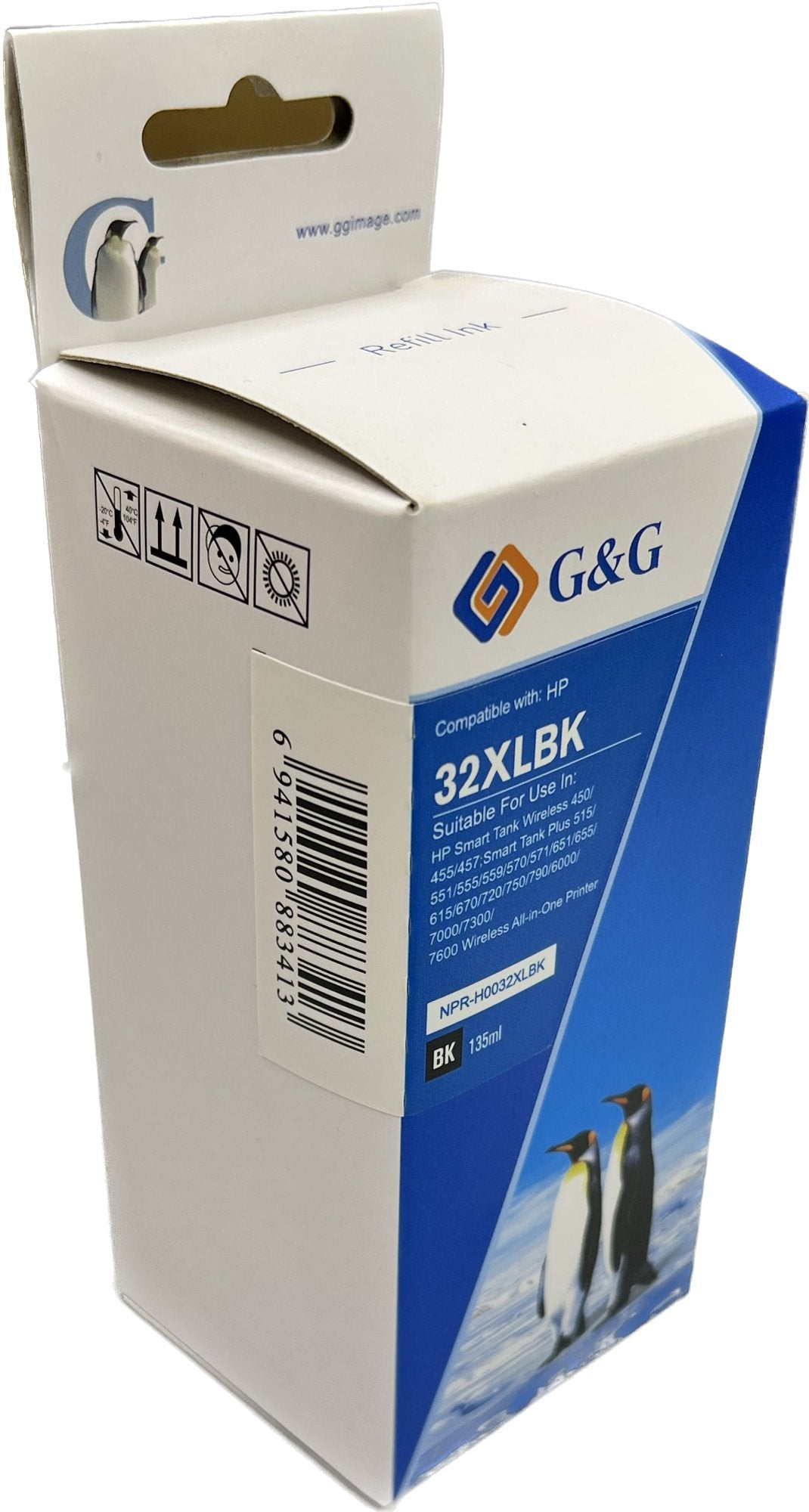 Comp HP 1VV24AE 32XL Black Ink Bottle