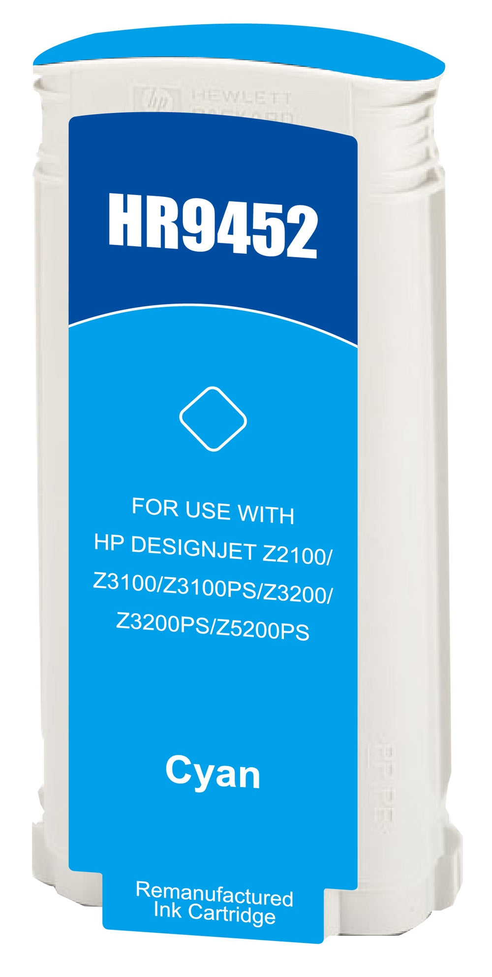 Reman HP C9452A Cyan Wide Format Ink Ctg HP 70