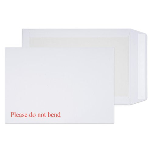 Blake Everyday Envelopes C4 White Pocket Peel and Seal Board Back 120gsm 324x229mm (Pack 125) - 3266