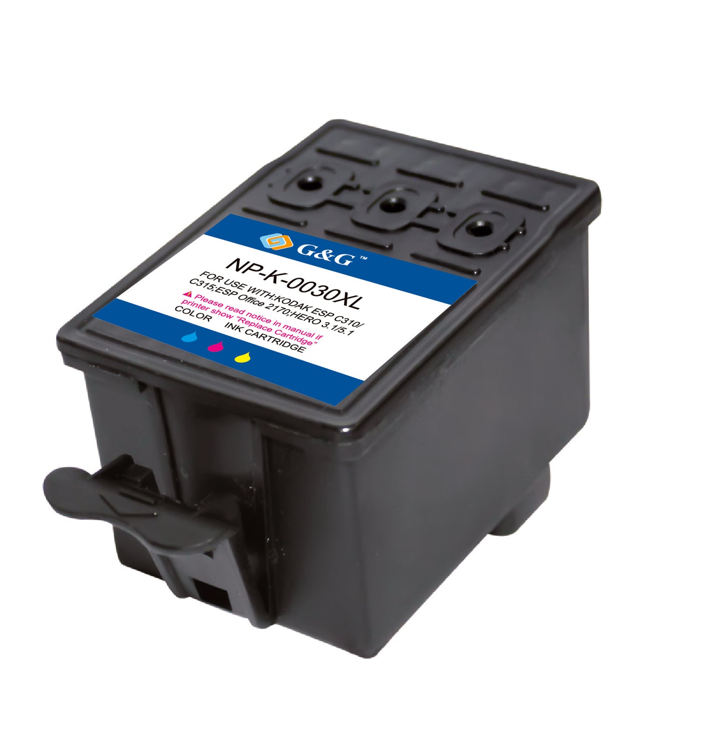 Comp Kodak No 30. Colour Ink Ctg 3952371 also for 8898033 [30XL C]