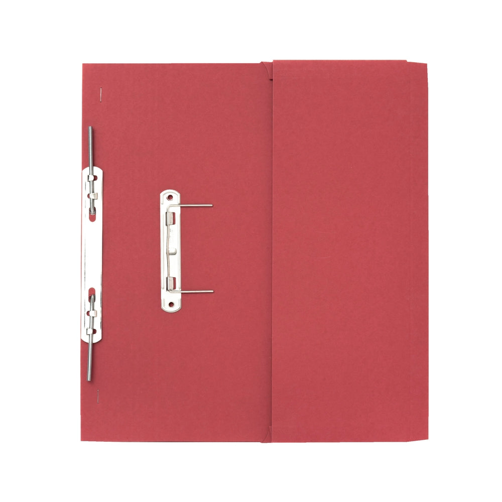 Guildhall Transfer Spring Transfer Pocket File Manilla Foolscap 315gsm Red (Pack 25) - 349-REDZ