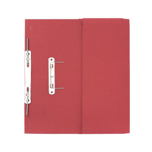 Guildhall Transfer Spring Transfer Pocket File Manilla Foolscap 315gsm Red (Pack 25) - 349-REDZ
