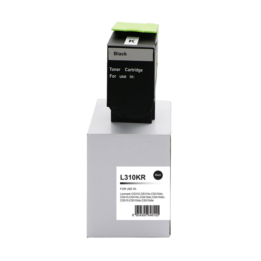 Remanufactured Lexmark CS310 Black Toner 70C2HK0 702HK also for 700H1