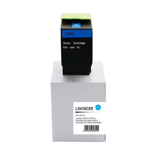 Remanufactured Lexmark CX410C 80C2HC0 Toner