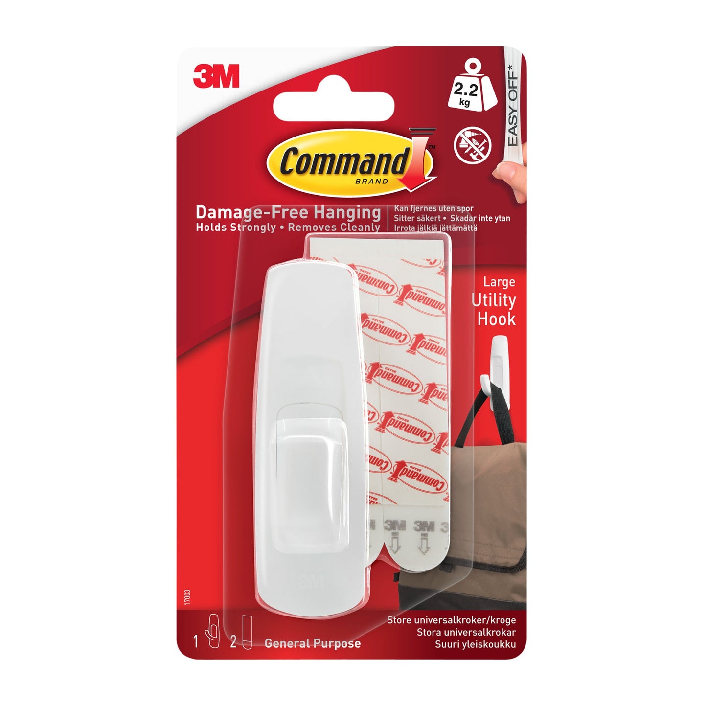 Command™ Large Utility Hook 17003