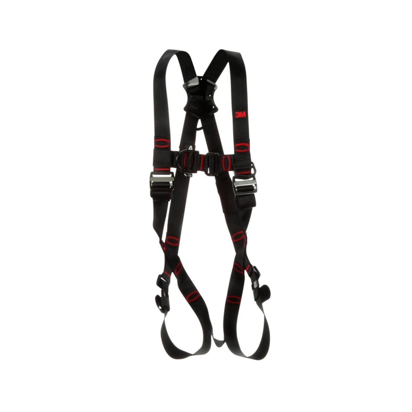 3M Protecta Vest Quick Connect Fall Arrest Harness Medium / Large Black / Red M / L