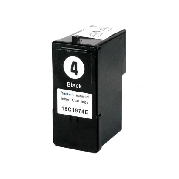 Reman Lexmark X2690 Black Ink Ctg 18C2460BR also for 18C1974 No 4