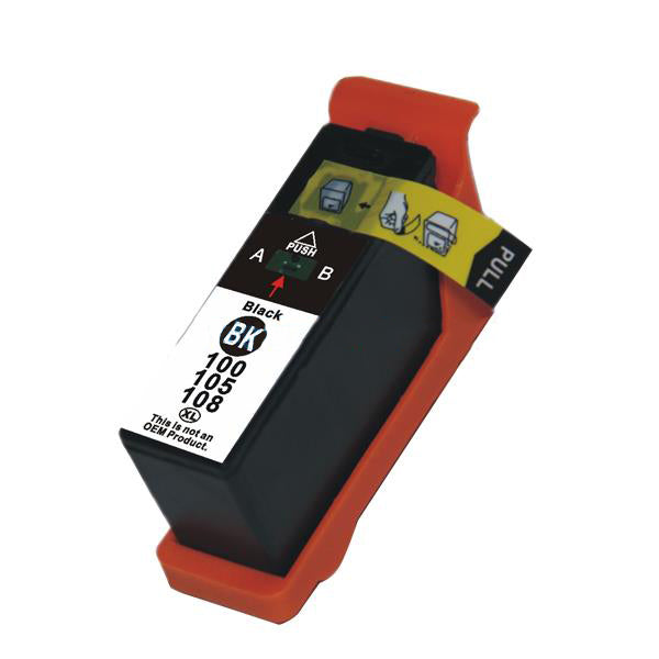 Compatible Lexmark  100XL Black Ink Ctg 014N1068E [100XL BK]