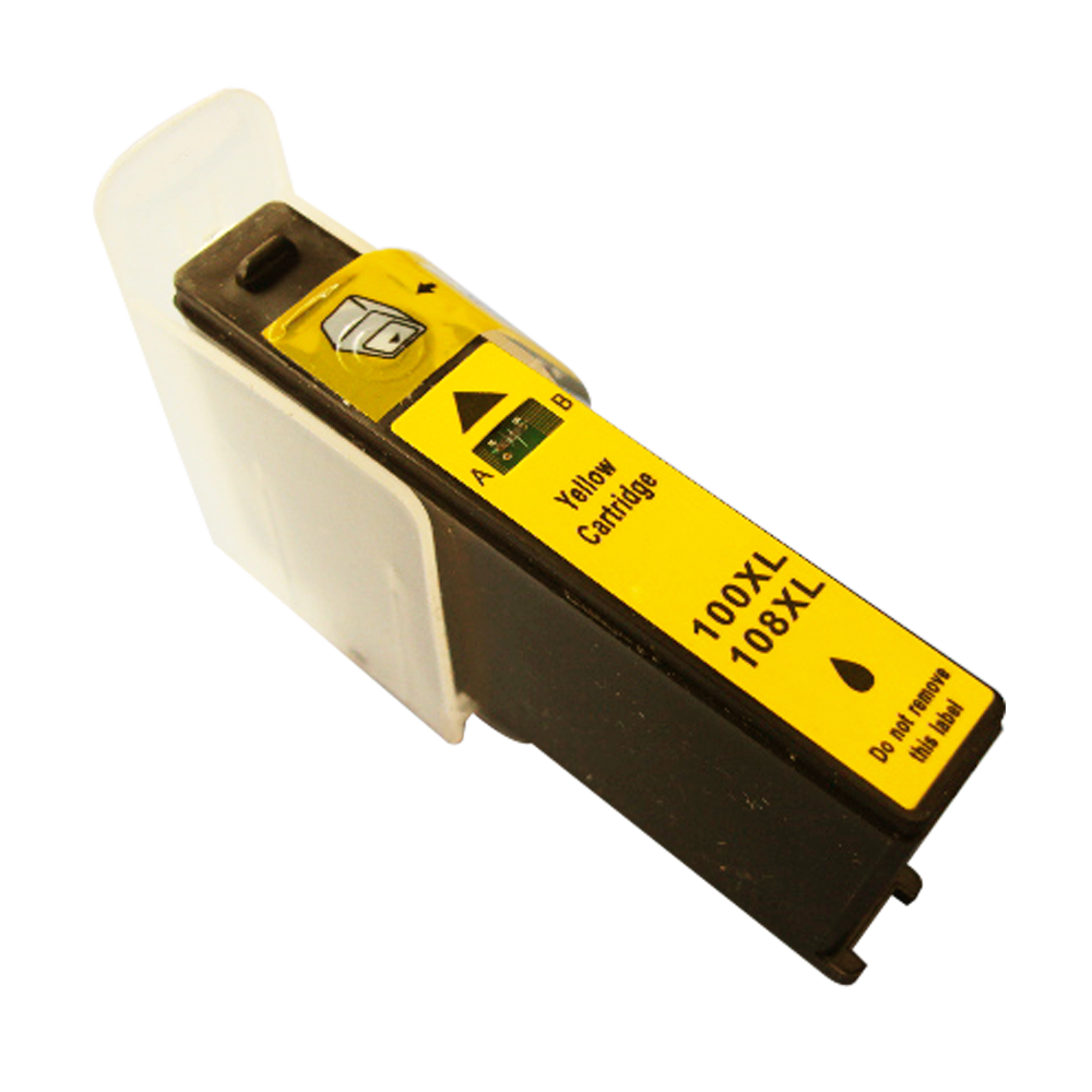 Compatible Lexmark 100XL Yellow Ink Ctg 014N1071E [100XL Y]