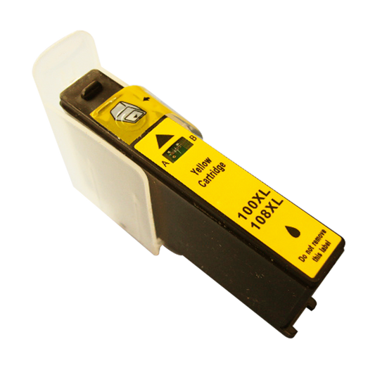 Compatible Lexmark 100XL Yellow Ink Ctg 014N1071E [100XL Y]