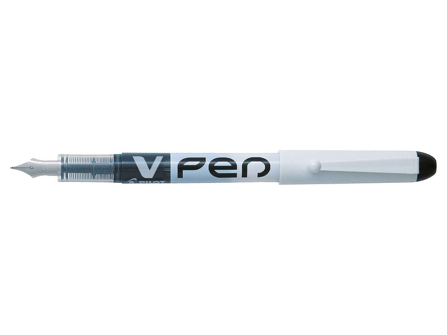 Pilot V-Pen Erasable Disposable Fountain Pen Black (Pack 12) - 631101201
