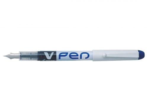 Pilot V-Pen Erasable Disposable Fountain Pen Blue (Pack 12) - 631101203