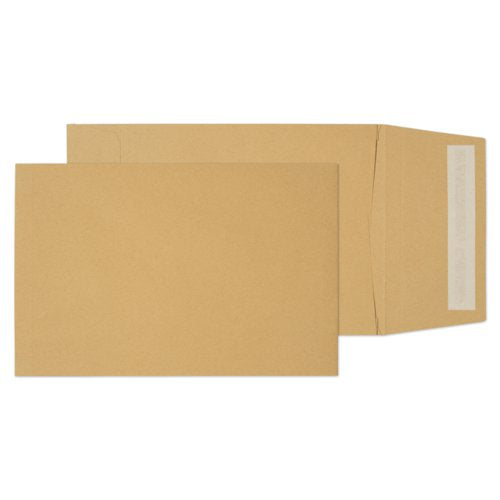 Blake Everyday Envelopes C5 Manilla Pocket Plain Peel and Seal 25mm Gusset 120gsm 229x162mm (Pack 125) - 5000