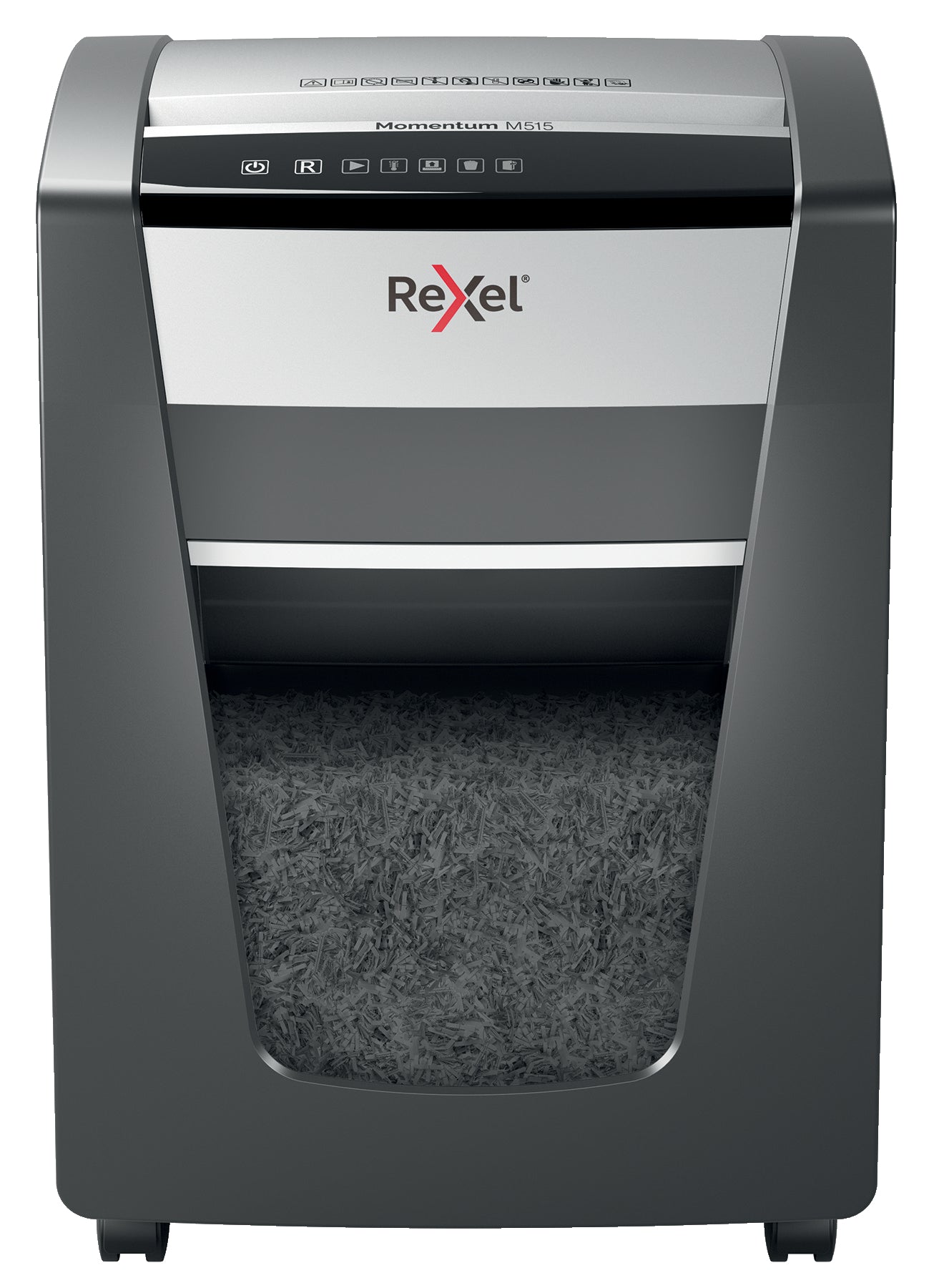 Rexel Momentum M515 Micro Cut Shredder 30 Litre 15 Sheet Black 2104577 DD