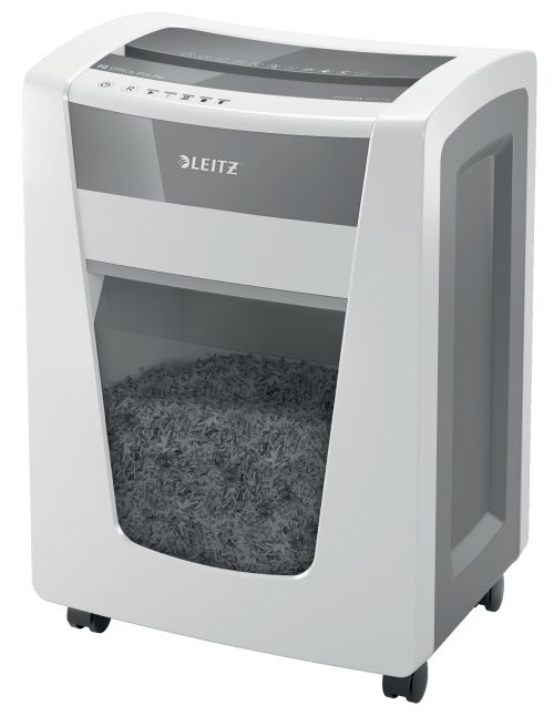 Leitz IQ Office Pro Cross Cut Shredder 30 Litre 22 Sheet White DS 80061000 DD