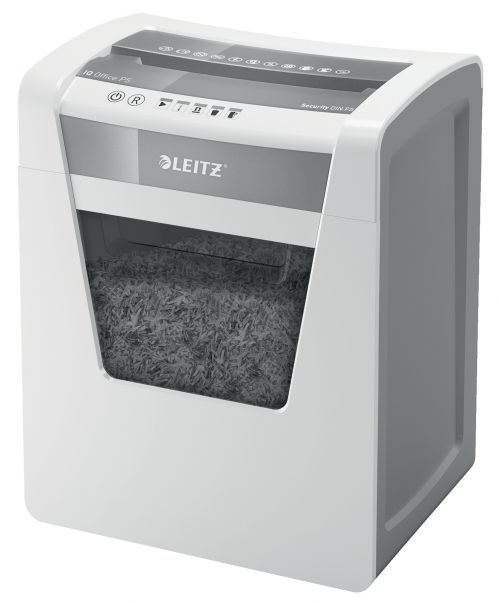 Leitz IQ Office Micro Cut Paper Shredder Security P5 23L White 80021000 DD