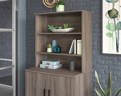 Affiliate Hutch for Storage Unit W900 x D368 x H915mm Hudson Elm Finish - 5427430 DD