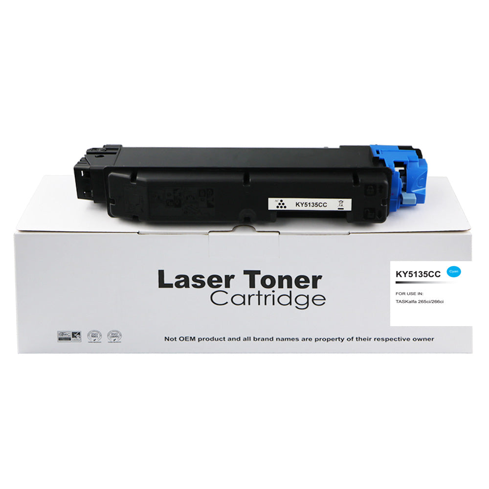 Compatible Kyocera TASKalfa 265ci TK5135C Cyan Toner