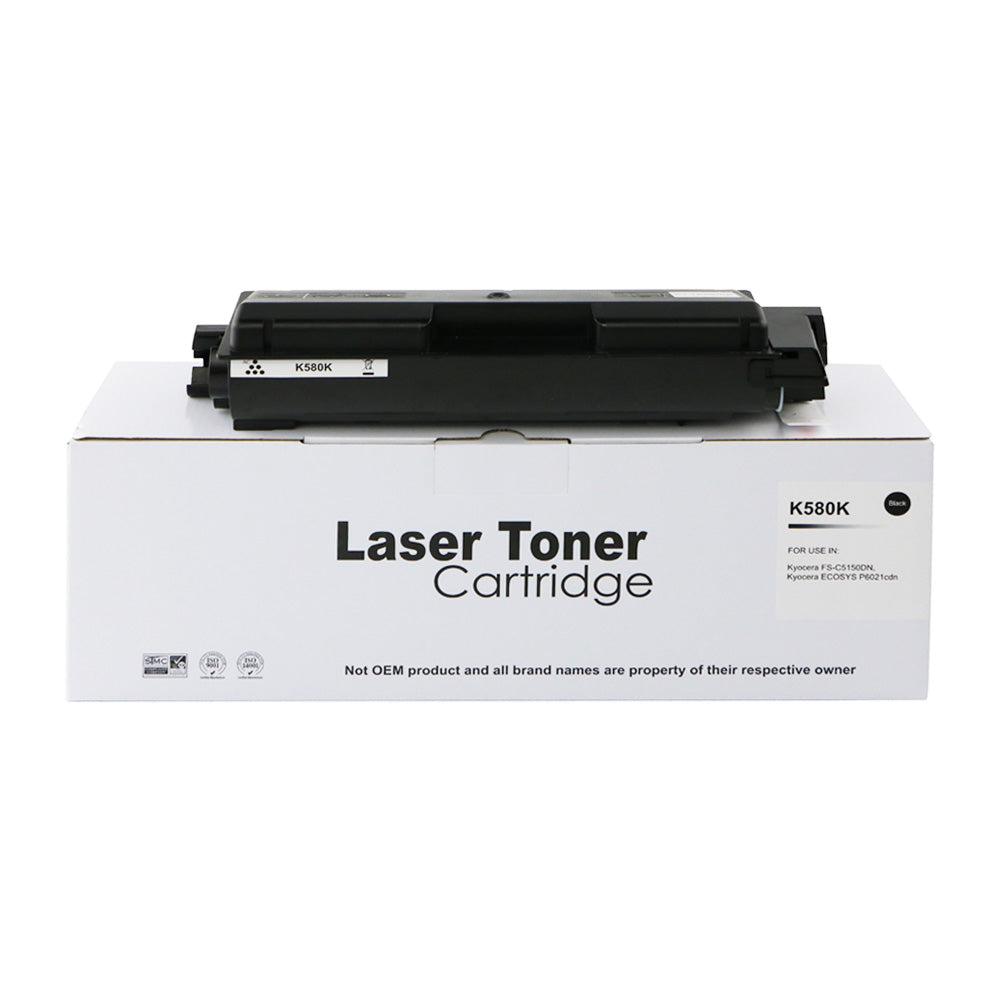 Compatible Kyocera Mita FSC5150 TK580K Black Toner