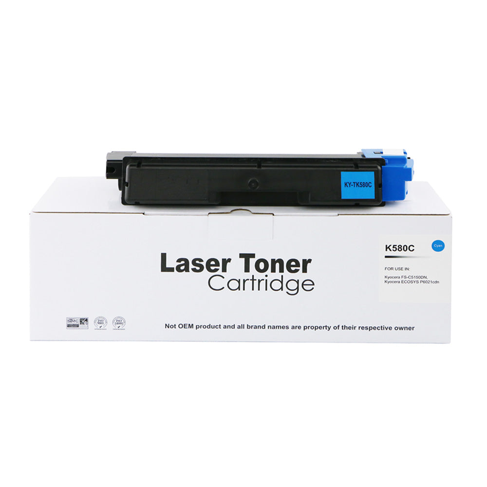 Compatible Kyocera Mita FSC5150 TK580C Cyan Toner