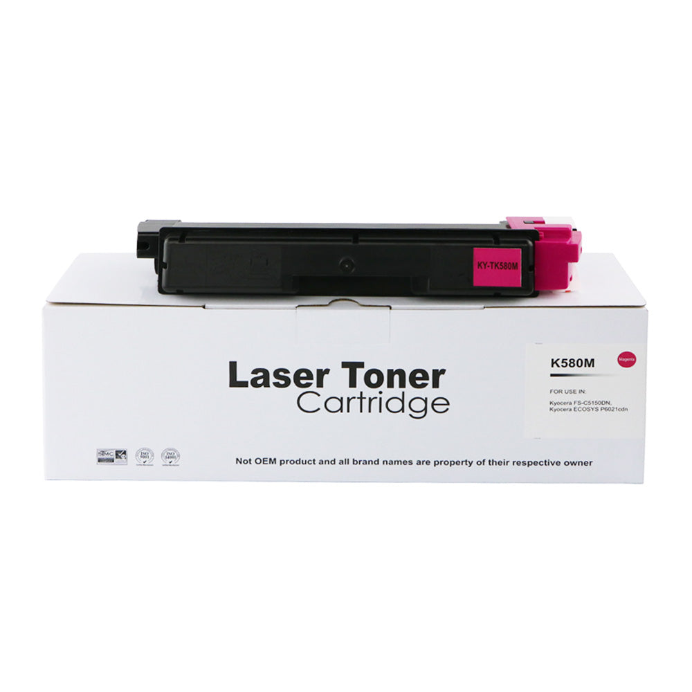 Compatible Kyocera Mita FSC5150 TK580M Magenta Toner