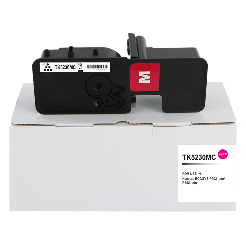 Compatible Kyocera Ecosys P5021 Hi Cap Magenta Toner TK5230M - 1T02R9BNL0