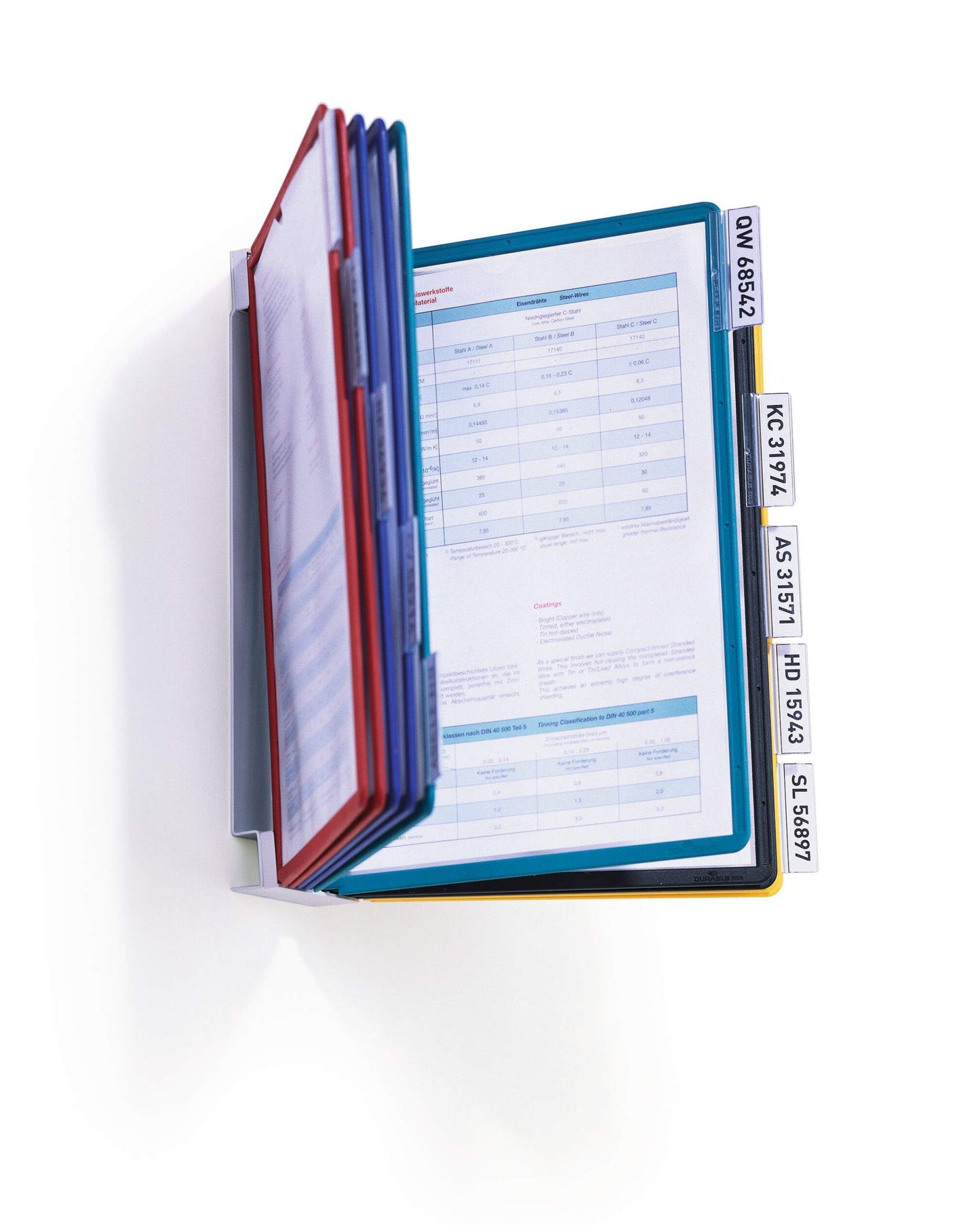 Durable VARIO WALL 10 A4 Assorted