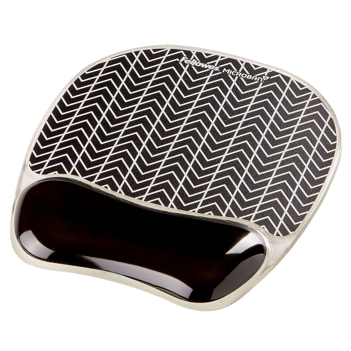 Fellowes Mouse Pad Wrist Supp Chevron
