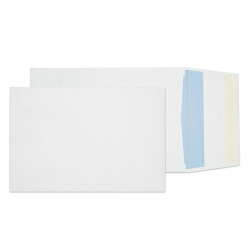 Blake Everyday Envelopes C5 White Pocket Plain Peel and Seal 25mm Gusset 120gsm 229x162mm (Pack 125) - 6000