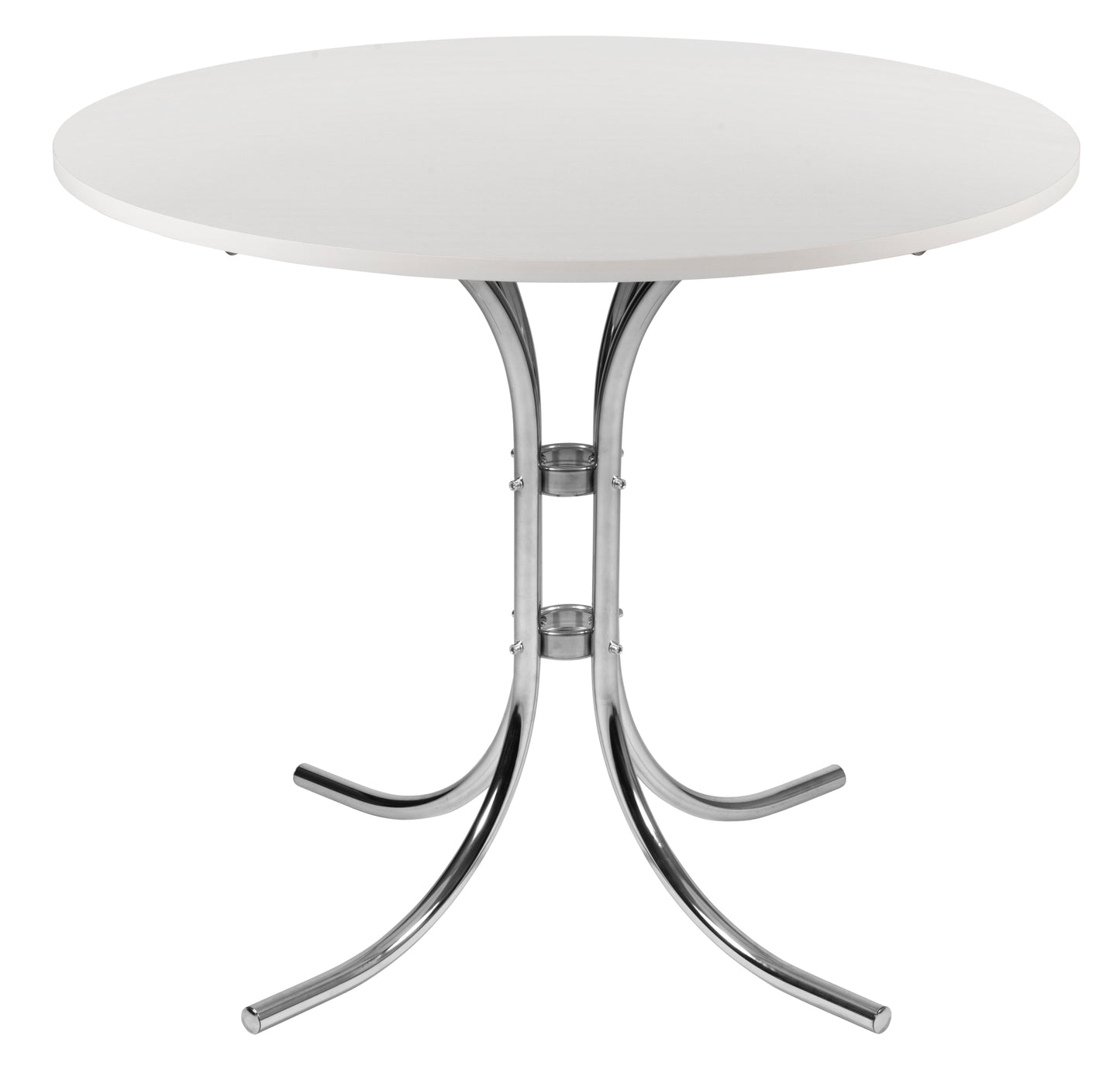 Bistro Round Table White - 6455WH DD