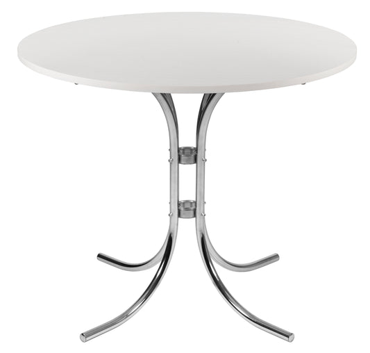 Bistro Round Table White - 6455WH DD