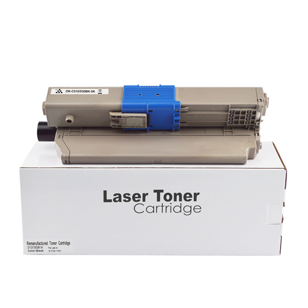 Remanufactured OKI C510 Black Toner 44469804 44469803