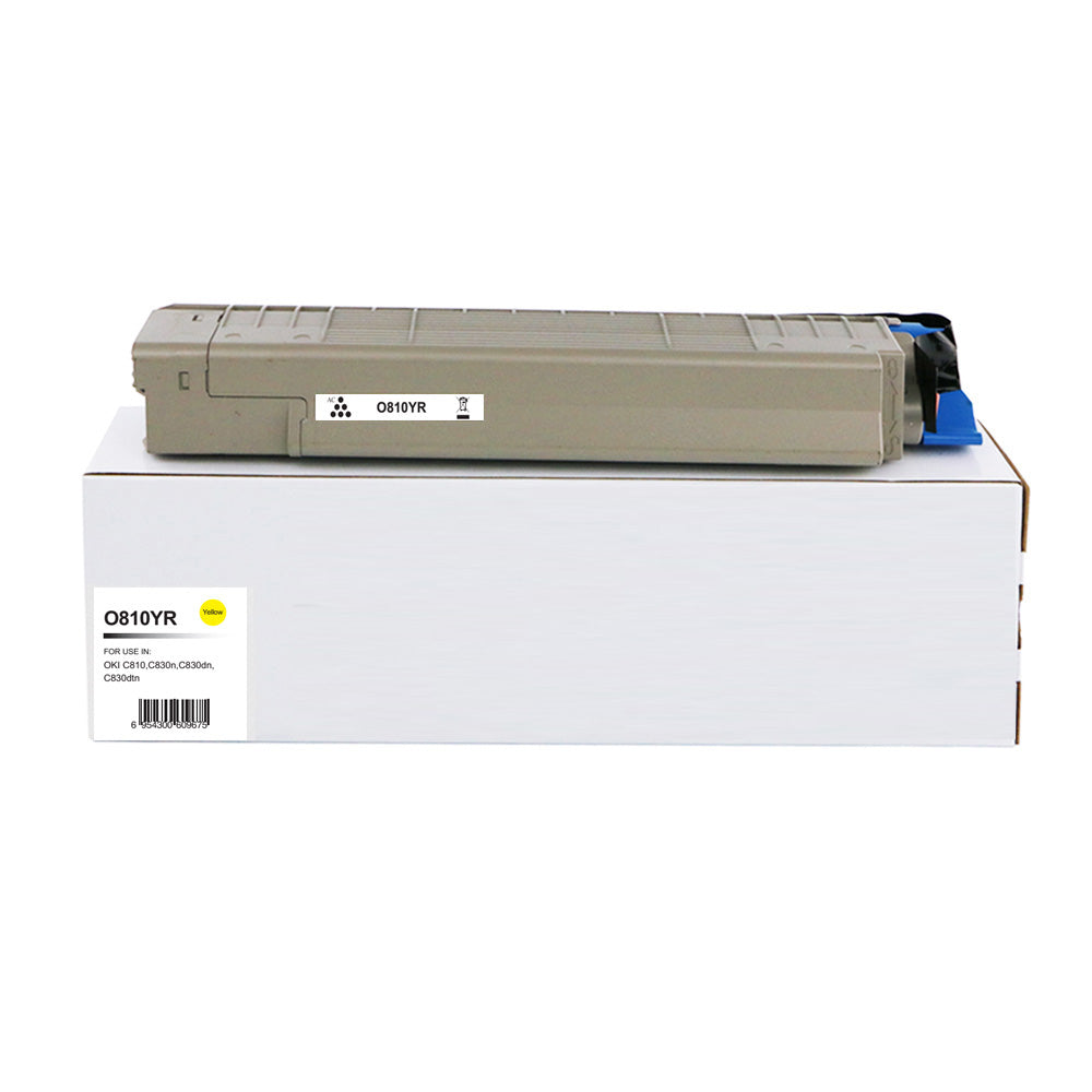 Remanufactured OKI C810Y 44059105 Toner