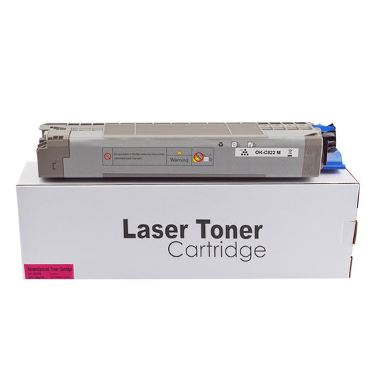 Remanufactured OKI C822 Magenta Toner 44844614