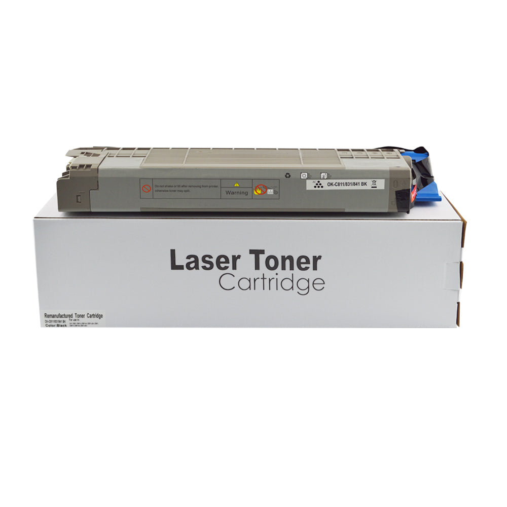 Reman OKI C831 Black Toner 44844508