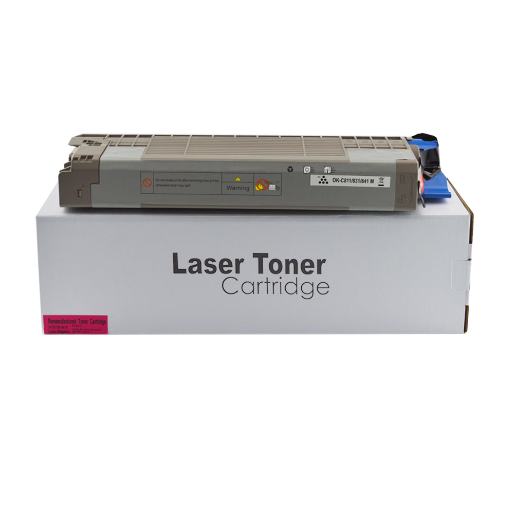 Remanufactured OKI C831 Magenta Toner 44844506
