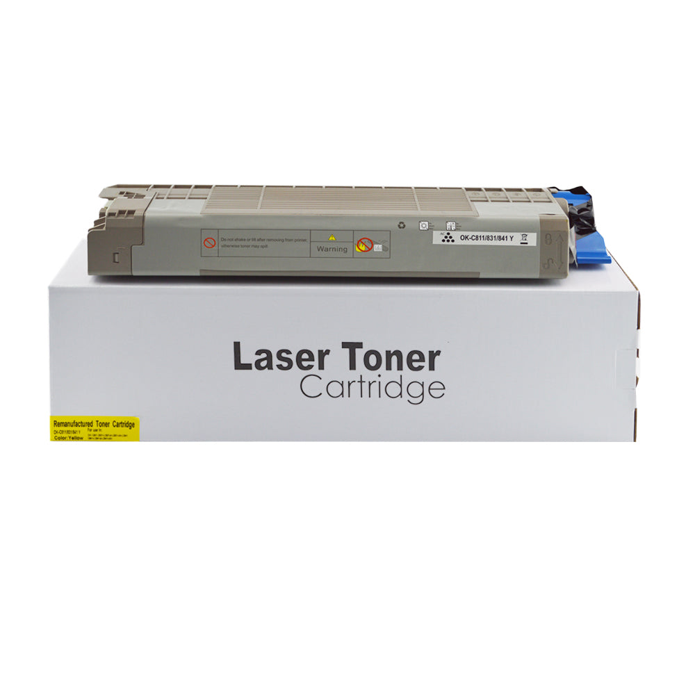 Reman OKI C831 Yellow Toner 44844505
