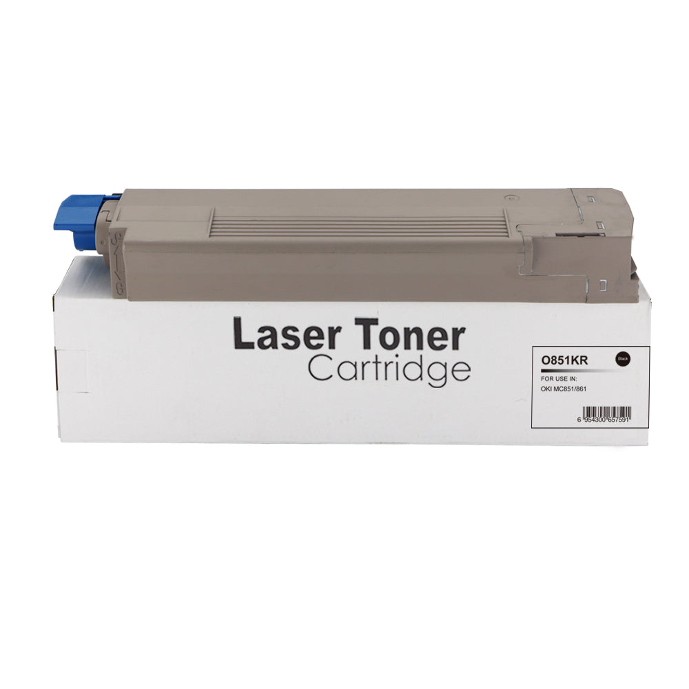 Remanufactured OKI MC851BK 44059168 Toner