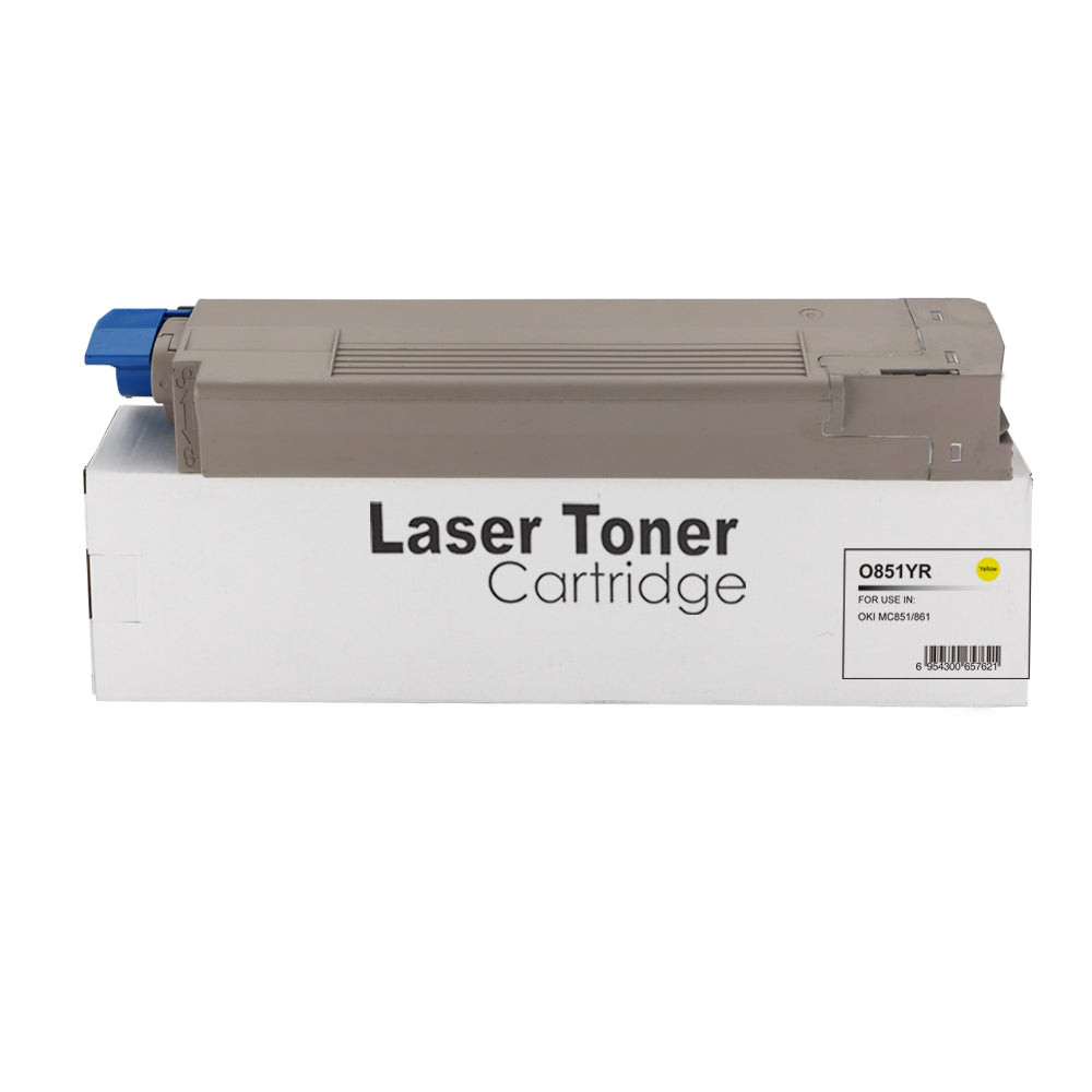 Remanufactured OKI MC851Y 44059165 Toner