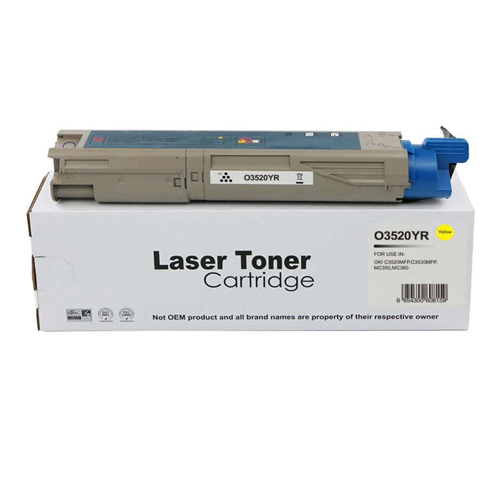 Remanufactured OKI C3520Y 43459321 Toner