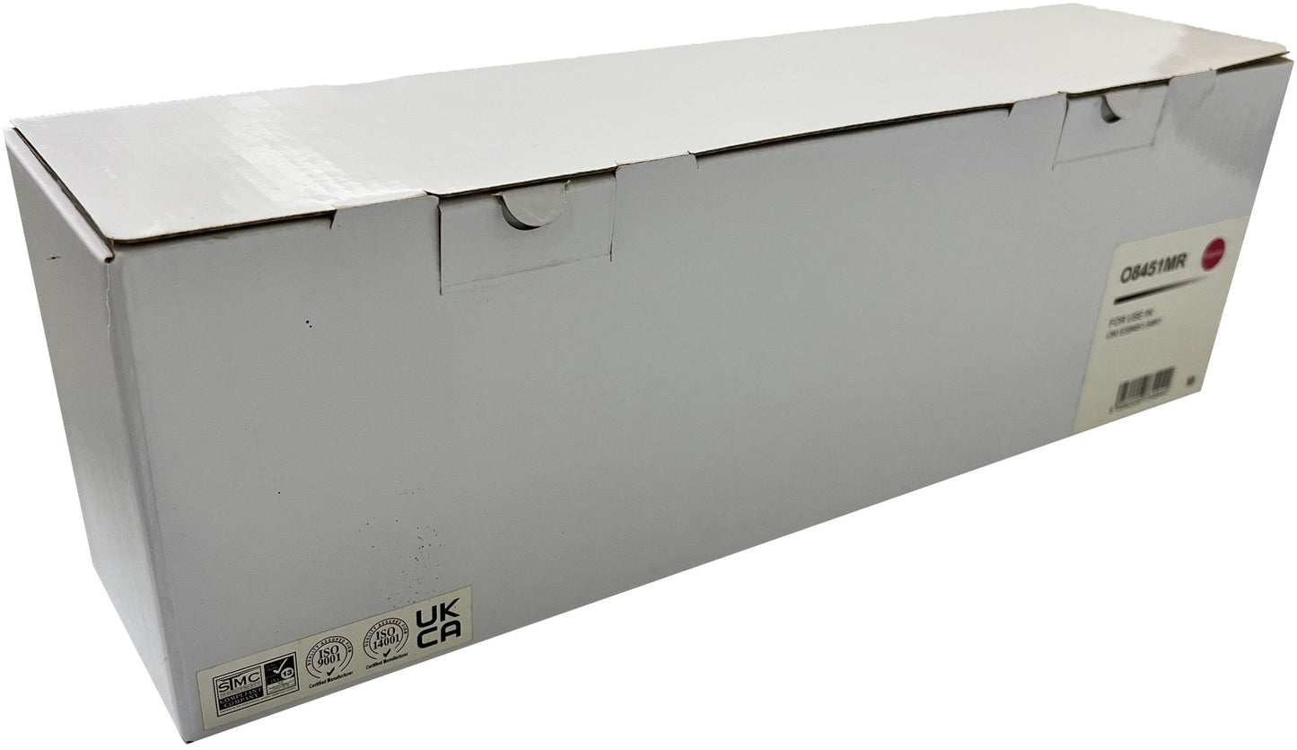 Remanufactured OKI ES8451 Magenta Toner 44059258