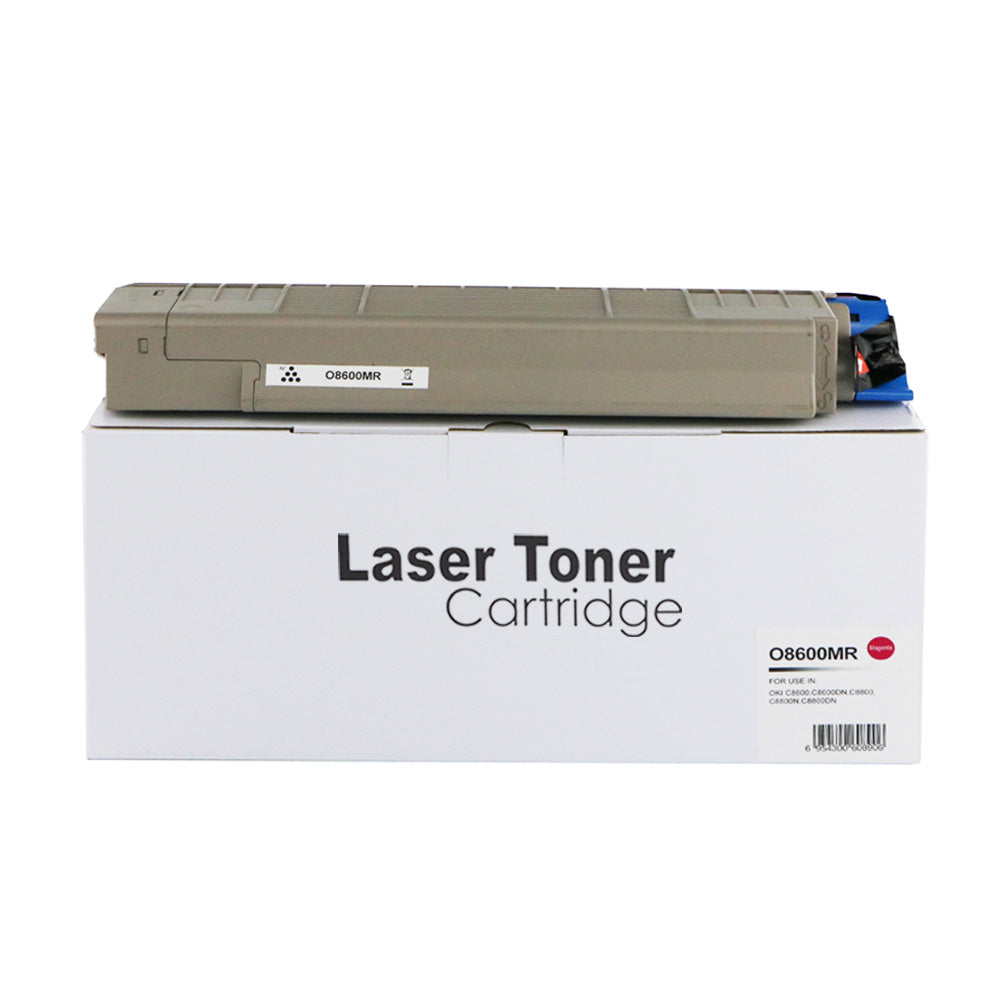 Remanufactured OKI C8600 Magenta Std Yield Toner 43487710