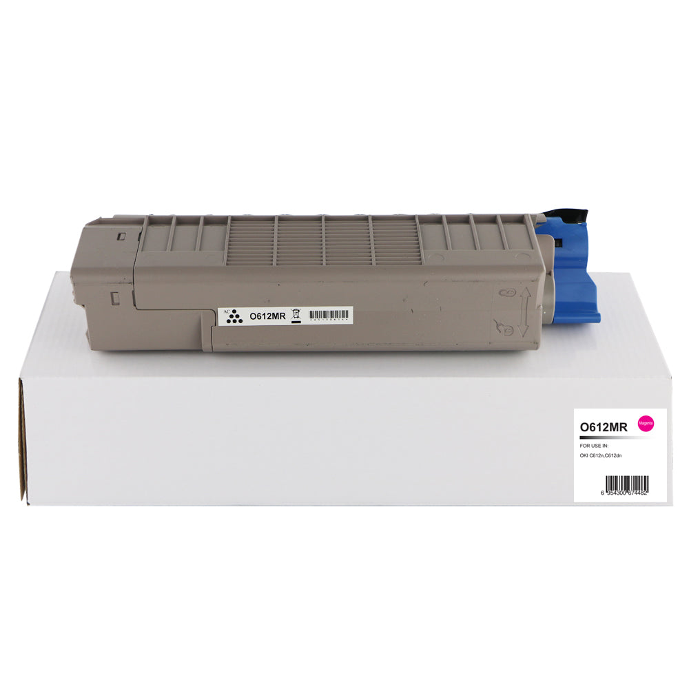 Remanufactured OKI C612 Magenta Toner 46507506
