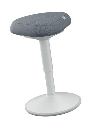 Leitz Ergo Active Sitting Stool With Comfort Seat Light Grey - 65440085