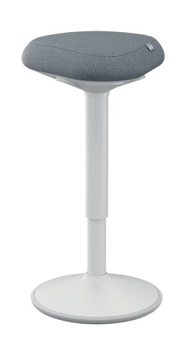 Leitz Ergo Active Standing Stool With Comfort Seat Light Grey - 65450085