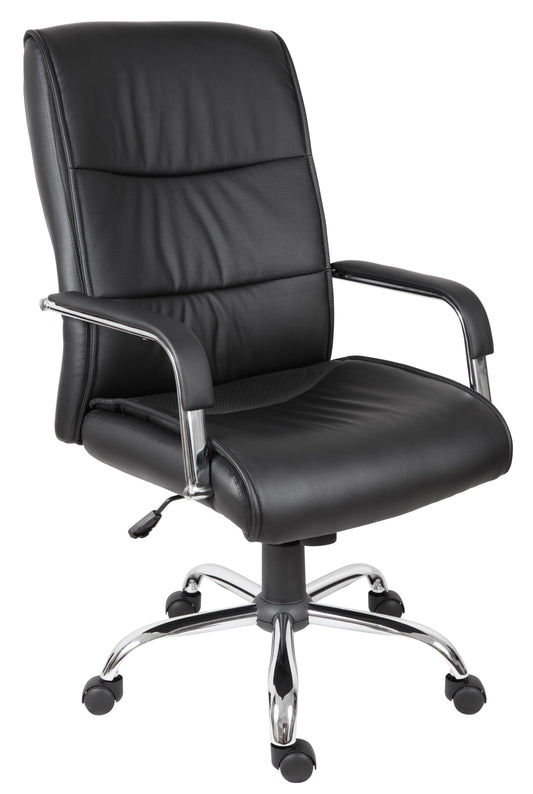 Kendal Luxury Faux Leather Executive Office Chair Black - 6901KB DD